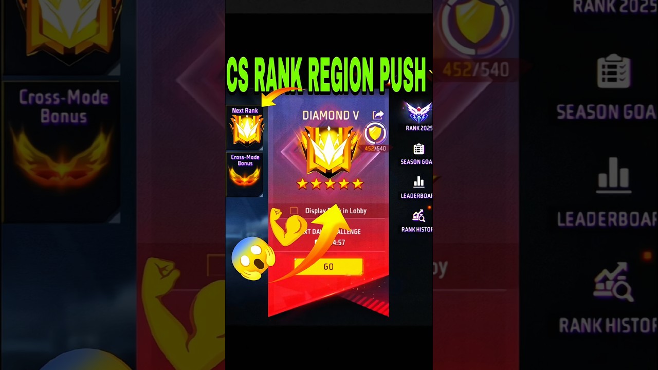 🔥CS Rank में लगातार 4 Headshot करके Direct Heroic पहुंच गया 😱| Free Fire#ViralShorts#Trending#Shorts