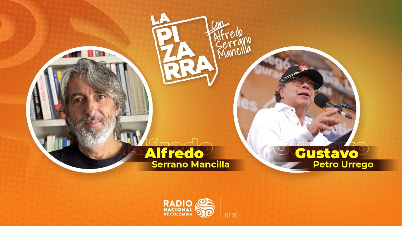 Entrevista al presidente Gustavo Petro en La Pizarra de Radio Nacional de Colombia