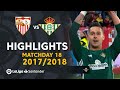 Highlights Sevilla FC vs Real Betis (3-5) Matchday 18 2017/2018