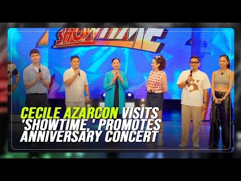Cecile Azarcon visits 'Showtime,' promotes anniversary concert