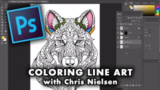 My Video Tutorial on Coloring Line Art in Photoshop CC