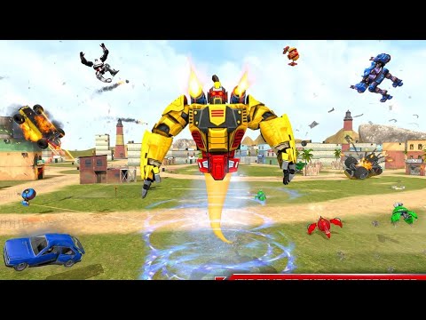 Flying Ghost Robot Car Game *** Transform robot Games *** android gameplay