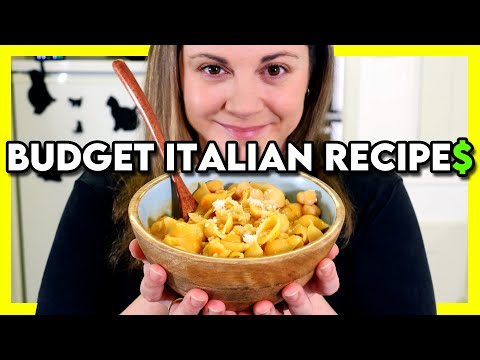 ITALIAN BUDGET MEALS! 15 Delicious Cheap Eats! (Cucina Povera Recipes)