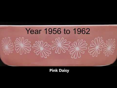 Pyrex Patterns Through The Years of 1955 to 1960 (Part 1) Made in the U.S.A. #Pyrex #Vintage