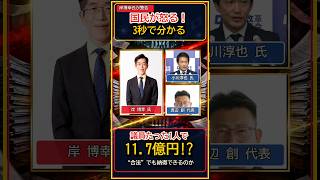 国民の怒り爆発！11億円政党助成金問題 #政治 #ニュース #時事