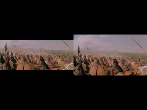 Troy (2004) Blu-ray vs Open Matte