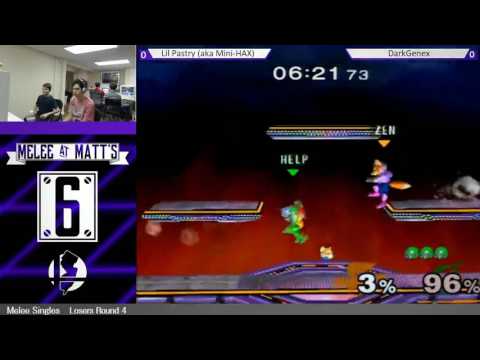 Melee at Matt's 6 Melee Singles | DarkGenex vs Lil Pastry