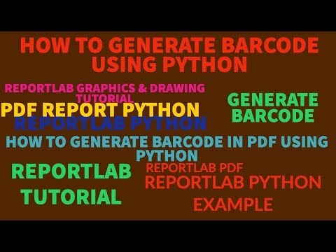 Reportlabreportlab Python Tutorialhow To Generate Barcode In Pdf Using Pythonpart39