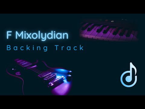 F Mixolydian groovy guitar backing track | Chocolate Funk