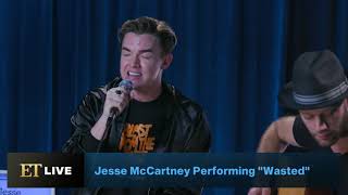 Jesse McCartney Performing Wasted on ET Live