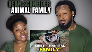 MEET DEAN'S ANIMAL FAMILY! American Couple Reacts to Dean Schneider   Hakuna Mipaka Animal Family