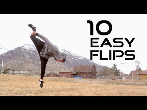 10 Flips Anyone Can Learn - Flip Progressions - YouTube