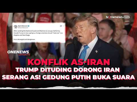 Trump Dituding Dorong Iran Serang AS, Gedung Putih Buka Suara | OneNews Update