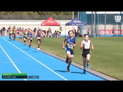 Boys Under 12 800m H6 - 2020 State Combined Events Championships // LAVicTV