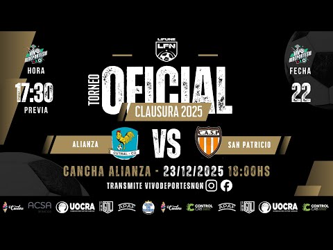 ALIANZA  - SAN PATRICIO - ULTIMA FECHA LIFUNE A