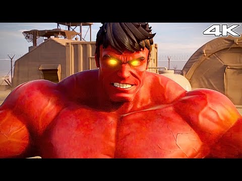 Red Hulk Transformation Scene (2025) in 4K ULTRA HD! Thunderbolt Ross Unleashed!
