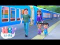 Train Song! | Vehicle Song | HeyKids Nursery Rhymes | Learn about Trains