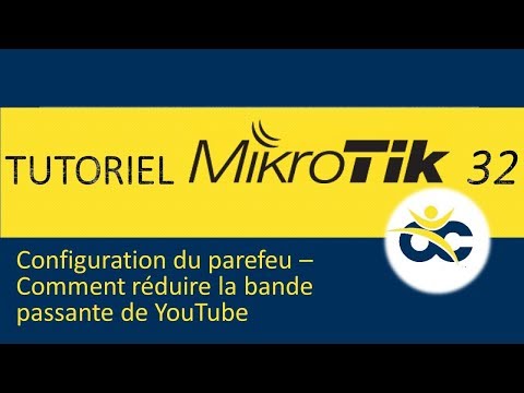 Mikrotik Tutorial 32 Firewall Configuration - Limiting YouTube's Footband (2019)