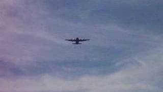 preview picture of video 'C130 Port Royal Harbour, Cape Breton Fly-over 2'
