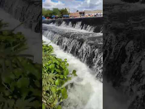 🇧🇷 ÁGUAS DA TRANSPOSIÇÃO EM JARDIM DE PIRANHAS , RIO PIRANHAS, RN 28.12.2025 #waterfall #travel