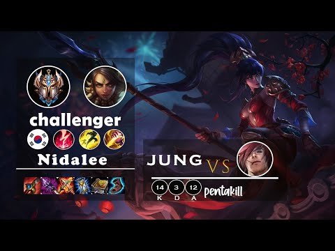 Nidalee Jungle vs Sett Challenger Gameplay Patch 10.14