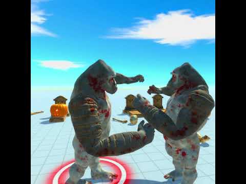Boxing with HILL GIANT in Boxing Ring ( New Unit ) - Animal Revolt Battle Simulator