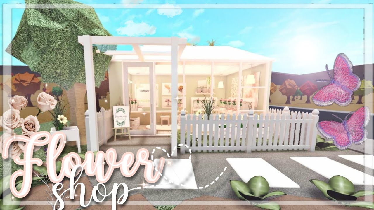BLOXBURG: Flower Shop NO GAMEPASS | Town Series ♡