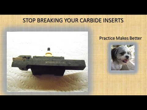 Quit Breaking your Parting Tool Inserts