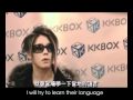 2009 Miyavi Taiwan kkbox Interview (ENG sub ...