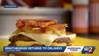Whataburger returns to Orlando after 17 years