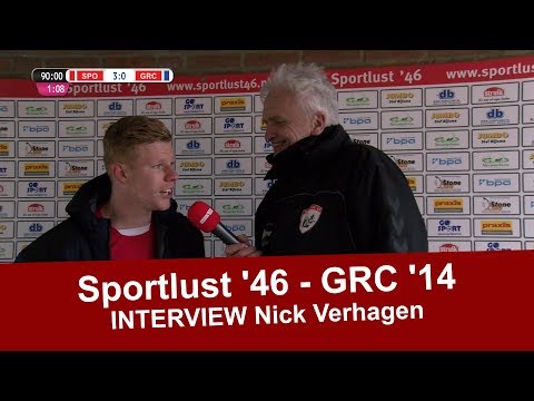 Interview Nick Verhagen Sportlust '46 - GRC '14