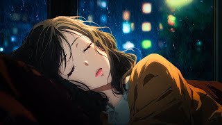 Anime Piano + Relaxing Soft Rain Sound, Relax Mind Body, Healing Stress, Anxiety, Deep Sleep