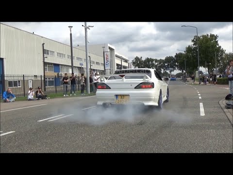 JDM Cars leaving car show Go Japan part 1