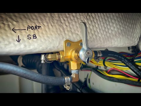 Installing a dual fuel tank valve