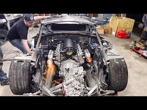 LS V8 Swapped Huracan FIRST START UP!