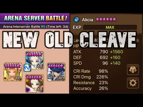 INTERSERVER ARENA - TESTING MY NEW OLD CLEAVE!! ALICIA IS AMAZING!!