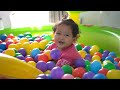 MOTHER MADE A BALL POOL FOR ARACELLI