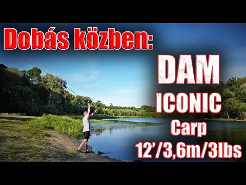 Dobás közben: DAM ICONIC Carp 12'/3.6m/3lbs/2sec - 2022