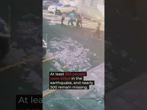 Part of children’s hospital collapses in Colombia earthquake | #AJ shorts
