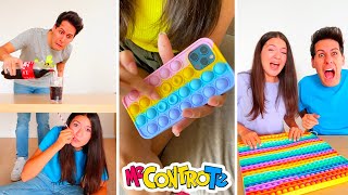 ME CONTRO TE POP IT TIK TOK COMPILATION! Sofì e Luì Fidget Pop It Trade Shorts!!