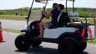 preview picture of video 'Cape Charles July 4th Golf Cart Obstacle Course'