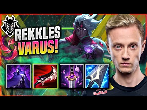 REKKLES IS A GOD WITH VARUS! - G2 Rekkles Plays Varus ADC vs Syndra! | Patch 11.16