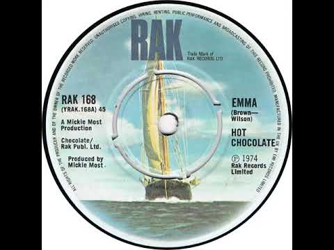 UK New Entry 1974 (53) Hot Chocolate - Emma
