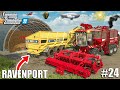 Harvesting PARSNIPS with CUSTOM HOLMER | Ravenport #24 | Farming Simulator 22