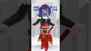 How To Cosplay As Sammy From Steal a Brainrot Without Robux (NOT FULLY ACCURATE)