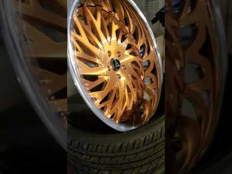 26 INCH ARTIS FORGED WHEELS ON A 69 BUICK ELECTRA