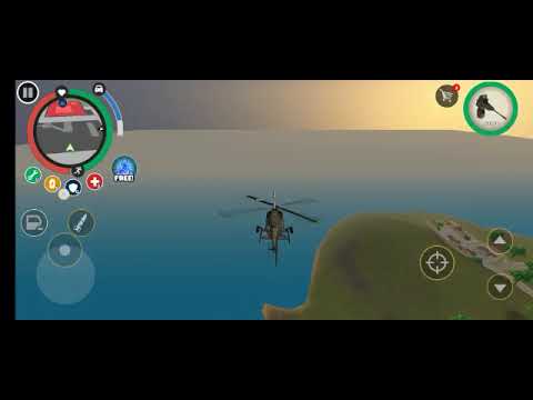 Tank Vs helicopter in rope hero vice town