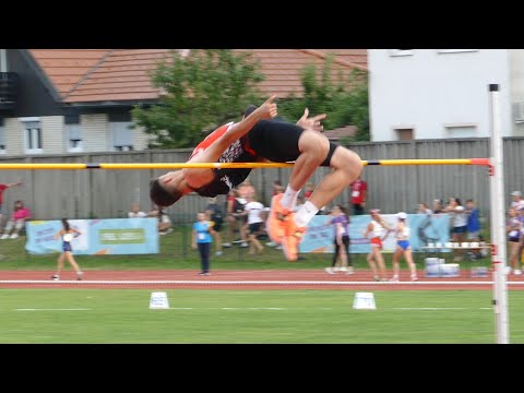 Yasir Kuduban (TUR) High Jump Boys 209 cm 2nd Place European Youth Olympic Festival Maribor 2023