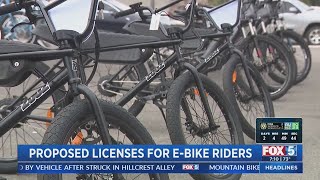 Proposed Licenses For E-Bike Riders
