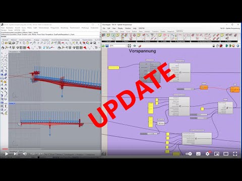 GH Tutorial Teil 24 - Update: Vorspannung mit Grasshopper und SOFiSTiK